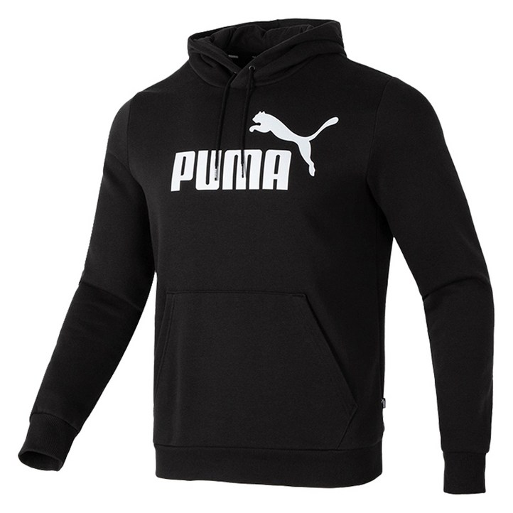 푸마 남녀 공용 ESS 빅 로고 FL 기모 후드티 68272301