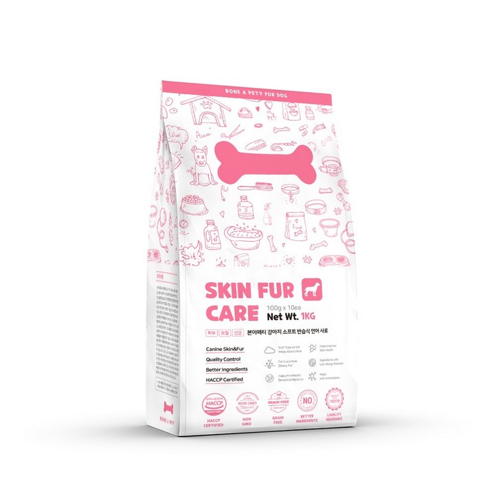 본아페티 강아지 피부 모질 피모 사료 반려견 각질 아토피 저알러지 1KG, 51무료배송 본아페티 강아지 피부 모질 피모 사료 반려견 각질 아토피 저알러지 1KG, 51무료배송