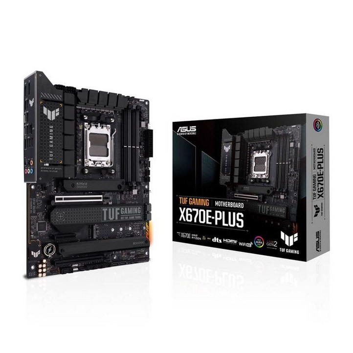 ASUS AMD Ryzen 7000 X670E AM5 ATX TUF GAMING 시리즈 대응 메인보드 X670EPLUS국내 정규