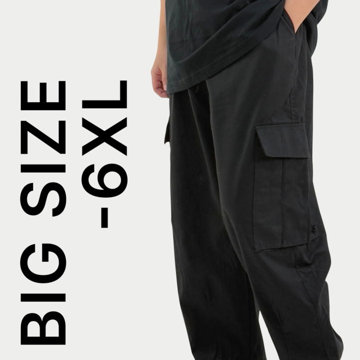 2XL6XL블루제이 코튼 다트 와이드핏 빅사이즈 카고팬츠