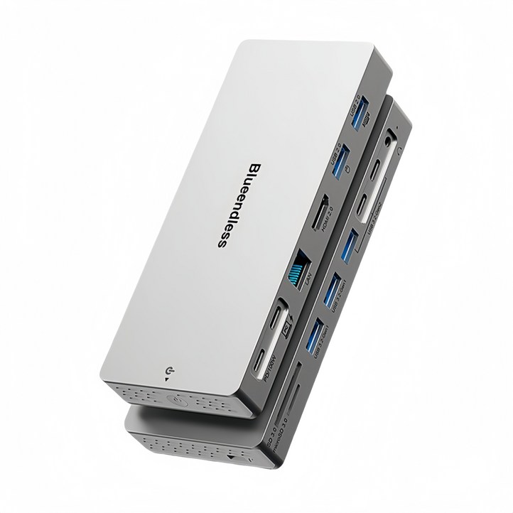 14 in 1 노트북 멀티허브 4K hdmi 이더넷 PD 충전 USB3.2 썬더볼트 도킹스테이션 케이블 포함