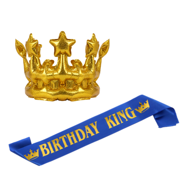 베르트폴 생일파티 왕관 어깨띠 세트