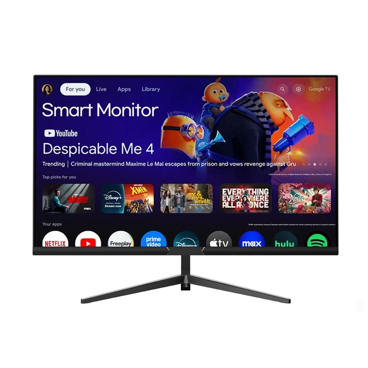 티브이지 27인치 FHD 스마트 모니터 블랙  화이트