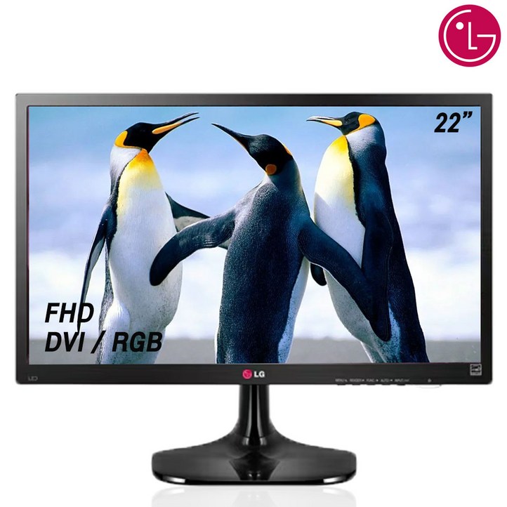 LG전자 22인치 22M47D DVI RGB 지원 FHD 중고 모니터 LG전자 22인치 22M47D DVI RGB 지원 FHD 중고 모니터