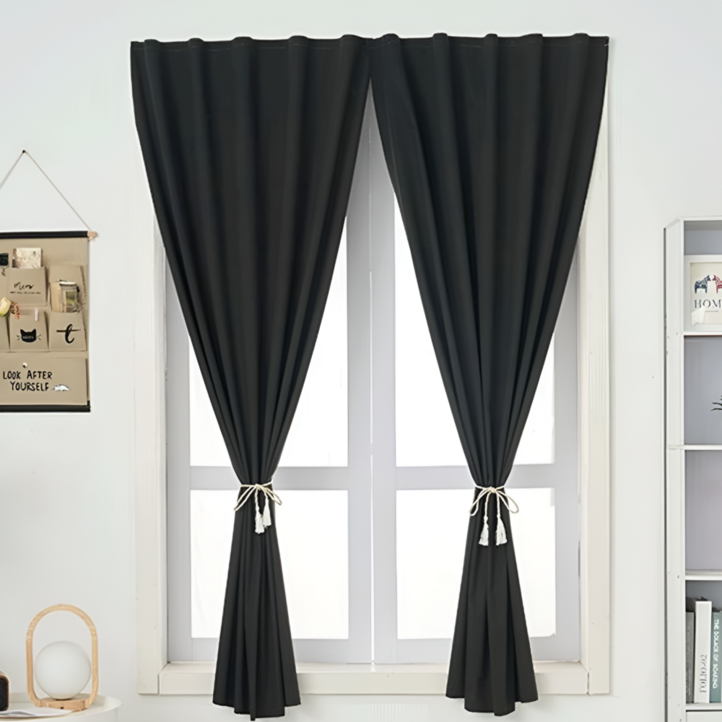 유피해피 1초완성 간편하게 붙이는 찍찍이 암막커튼