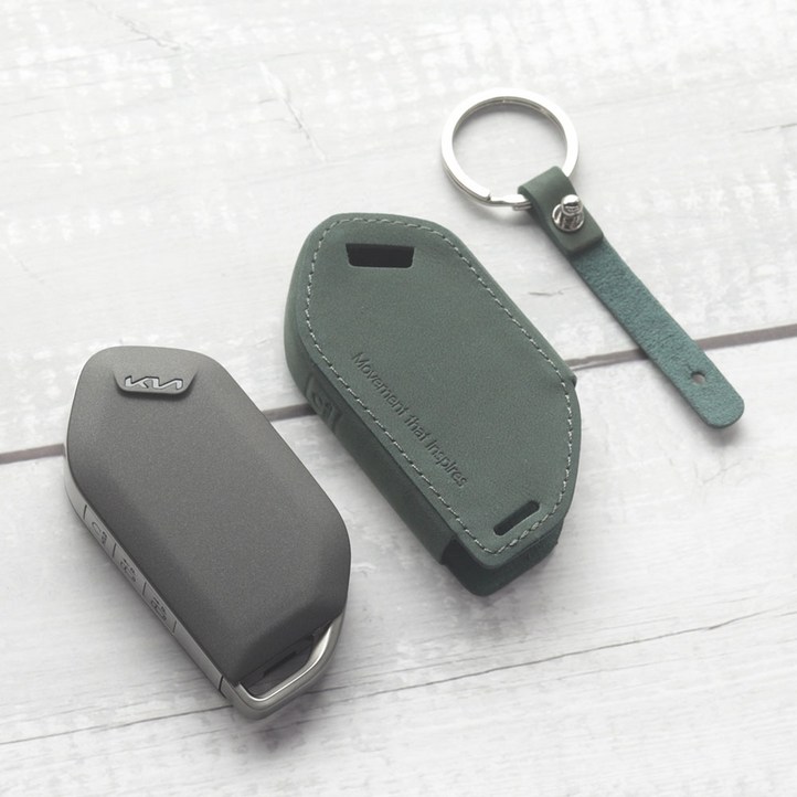 기아 더뉴모닝 2024 FL 페이스리프트 키케이스, 누키 K15 4버튼 그 린