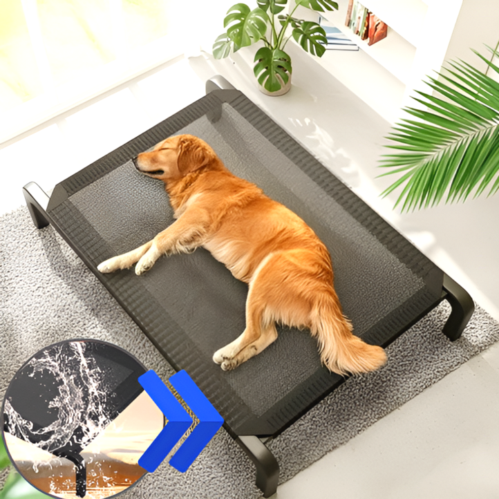 세요나 폭신안정감 방습 통기성 메쉬 강아지 해먹, 1개, 블랙