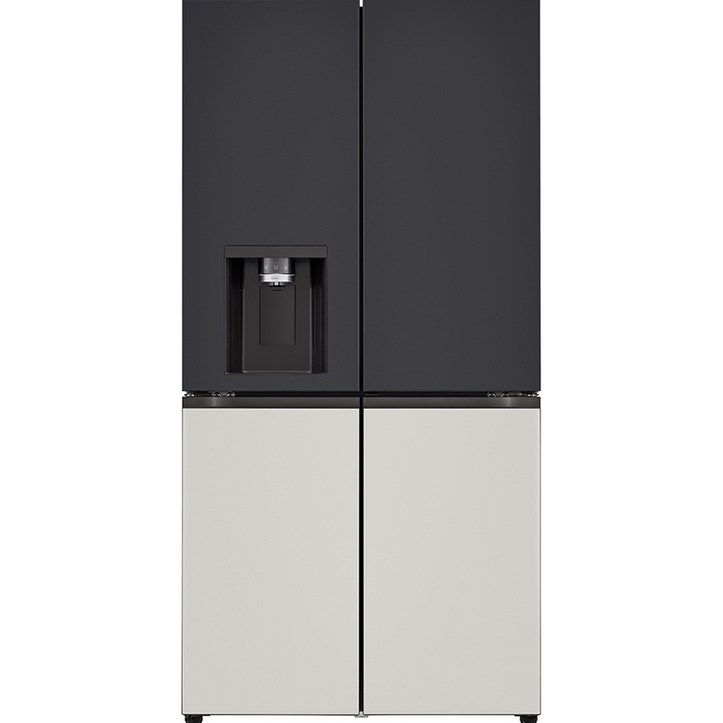 LG전자 오브제컬렉션 얼음정수기 디오스 4도어 냉장고 메탈 820L 방문설치 7069790339
