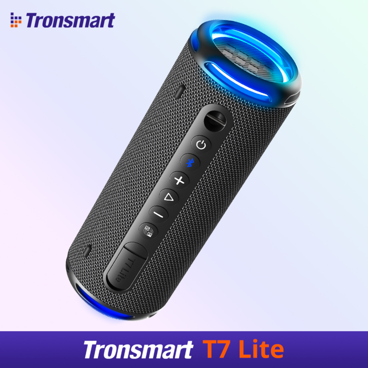 Tronsmart T7 Lite 휴대용 출력24W LED 캠핑 블루투스 스피커