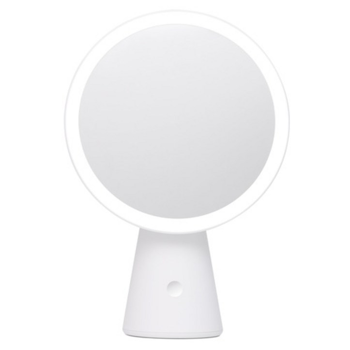 플랜룩스 원형 서클 LED 조명 화장 탁상 거울, 화이트 6059637116
