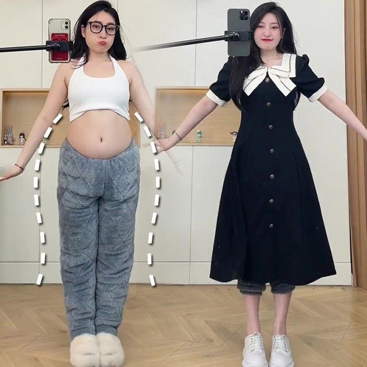 메이리앤 완벽 체형커버 5577 빅사이즈 반팔 하객 롱 원피스