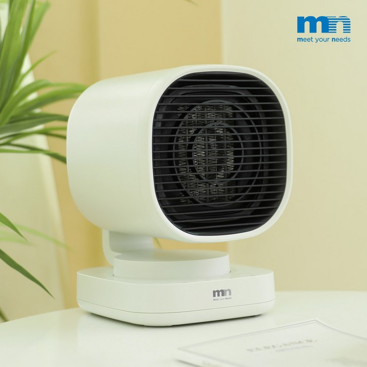 엠엔 2단 퍼스널 고효율 PTC 미니 온풍기 MFHS100PW, 혼합색상 엠엔 2단 퍼스널 고효율 PTC 미니 온풍기 MFHS100PW, 혼합색상