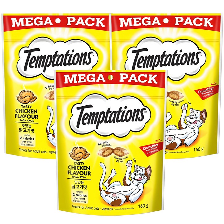 템테이션 고양이 메가팩 스낵
