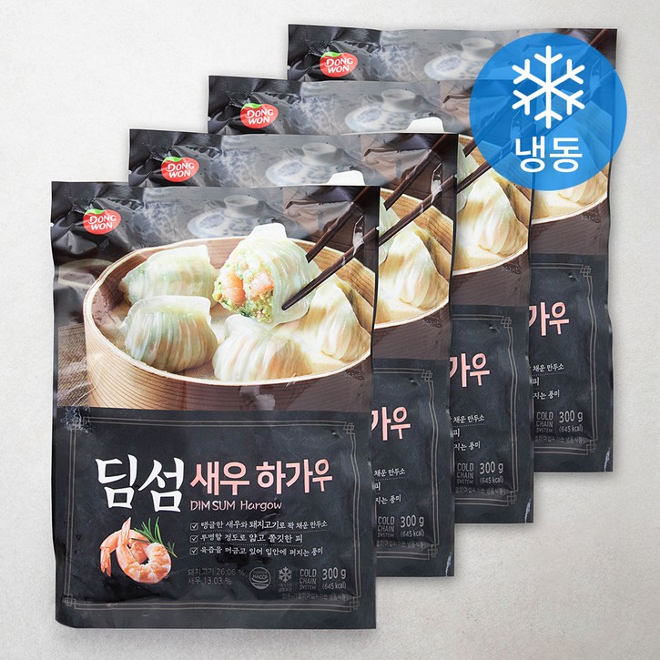 동원 딤섬 새우 하가우 냉동, 300g, 4개 동원 딤섬 새우 하가우 냉동, 300g, 4개