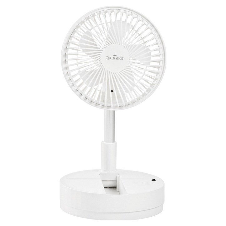 퀸센스 BLDC 다양한 각도와 높이조절 캠핑용 무선 탁상용 선풍기, QST-RP6S, 단일색상