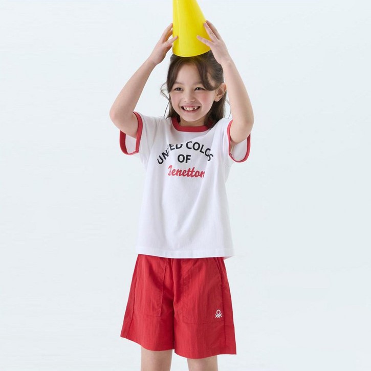베네통키즈 아동용 레터링 상하의 세트 BNKI008 BNKES5M23T
