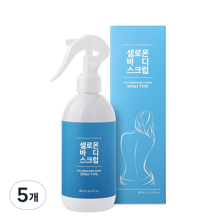 셀로몬 바디스크럽 코튼향, 300ml, 5개