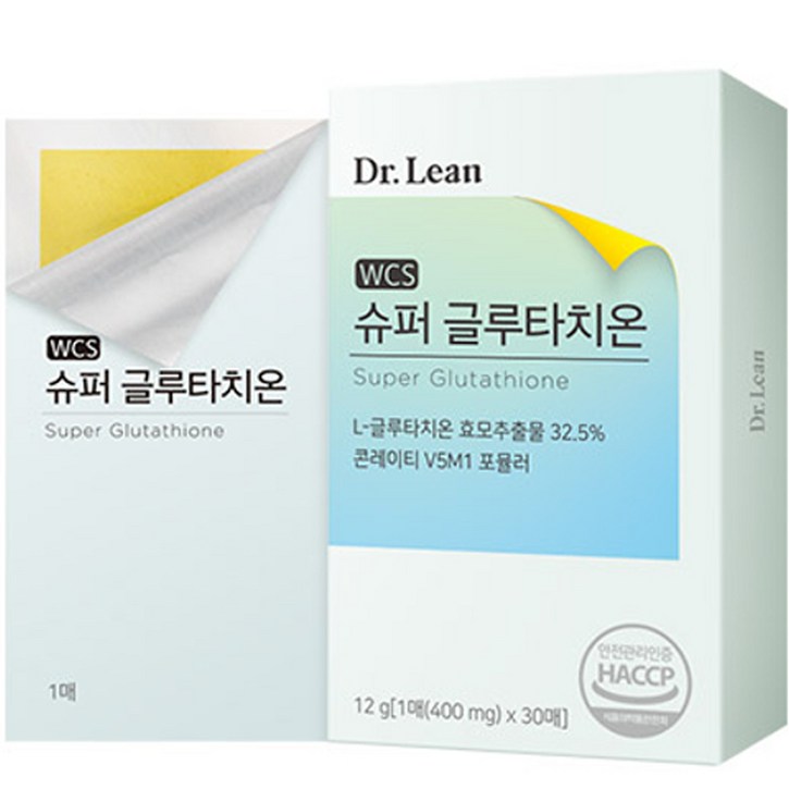 닥터린 WCS 슈퍼 글루타치온 필름 30p, 1매 (400mg) x 30 매, 1개