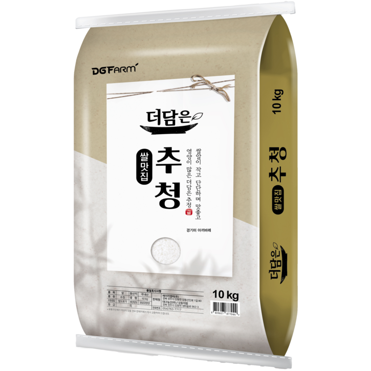안동백진주쌀 대구농산 경기미 추청 아끼바레 쌀, 10kg (특등급), 1개