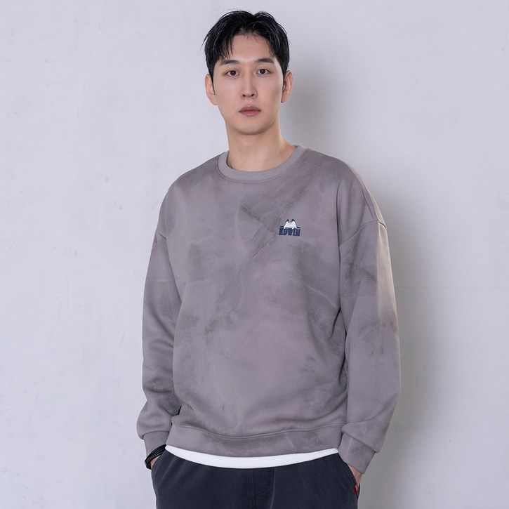 에드윈 물나염 맨투맨 EC1RL004M