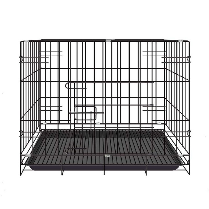 2023 NEW 강아지케이지/고양이 켄넬/강아 고양이펜스/대형견집/대형견케이지-70cm(70*50*60)-펫하우스, 블랙, 단일상품