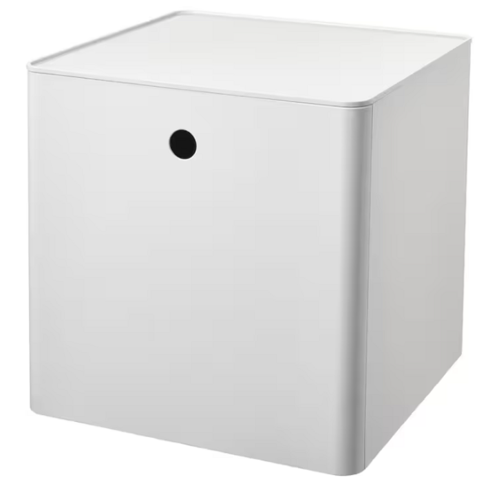 이케아 KUGGIS 쿠기스 수납상자뚜껑 화이트 32x32x32cm 805.268.76