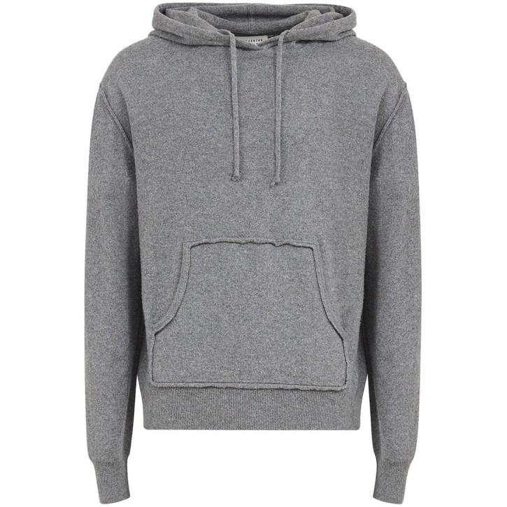 메종 마르지엘라 파우치 포켓 니트 후디