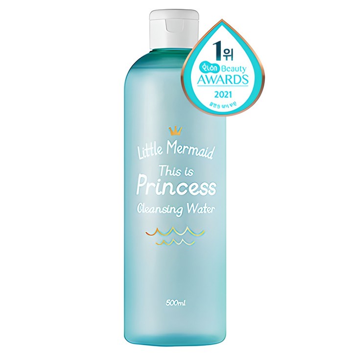 뷰티레시피 리틀머메이드 디스 이즈 프린세스 클렌징워터, 500ml, 1개 뷰티레시피 리틀머메이드 디스 이즈 프린세스 클렌징워터, 500ml, 1개