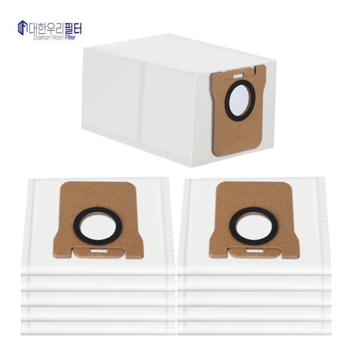 대한우리필터 샤오미 로봇청소기 X10+ X20+ 드리미 L10s L20 Ultra 호환 먼지봉투, 10개, 수량