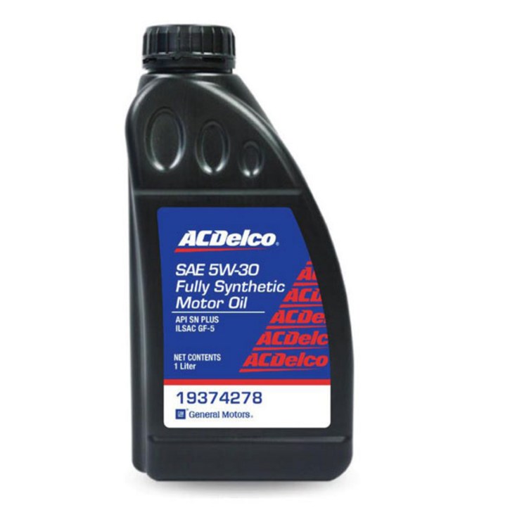ACDelco 에이씨델코 크루즈 1.6 가솔린 엔진오일 합성유 5W30 5L, 5개, 5w30, 1L