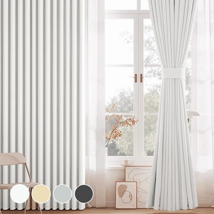 온더플로어 딥슬립 암막커튼 2P