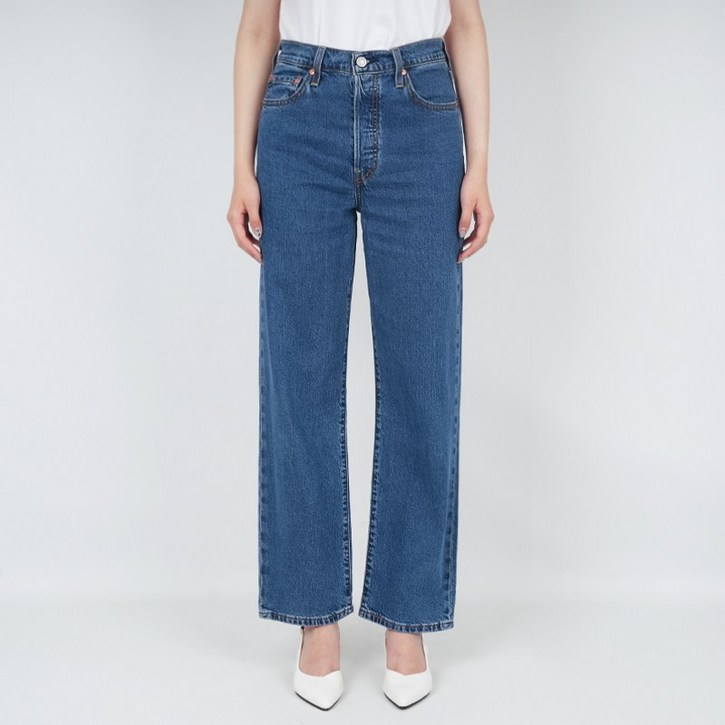 리바이스 여성 청바지 쿨진 립케이지 스트레이트 앵클 726930200