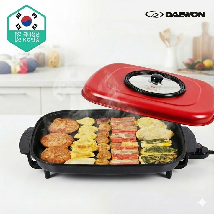 대원 큰집 잔치팬 특대형 국산 전기후라이팬 DWP-530A, 대원 61cm 대형 잔치팬 DWP-530A