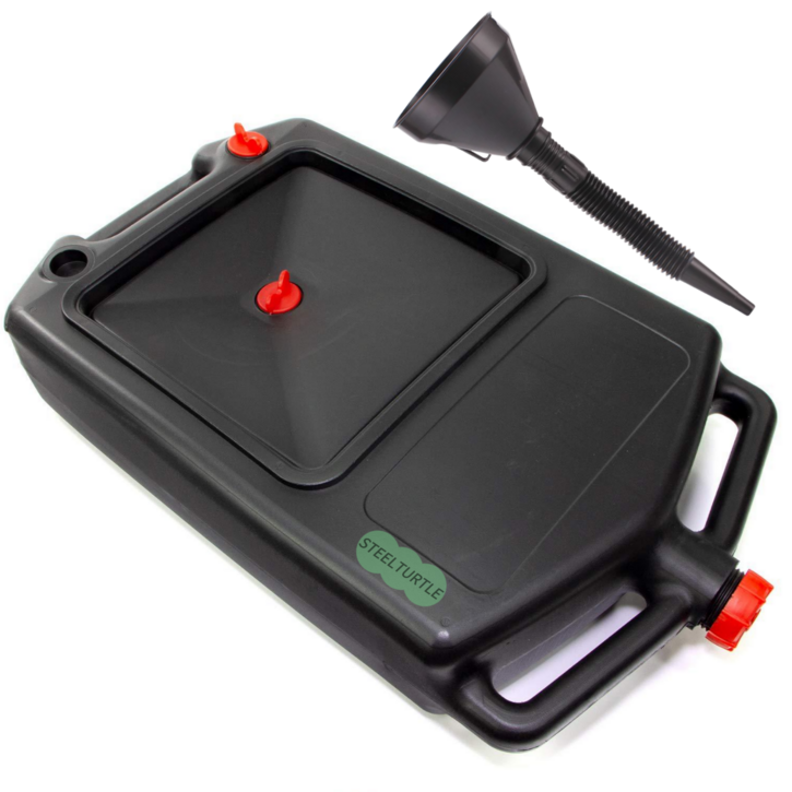 스틸터틀 15L 오토바이 차량용 오일받이