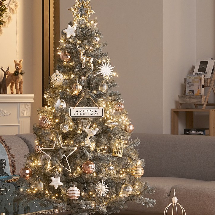 연필트리 크리스마스트리 트리 장식 LED 전구 풀세트 1.6m2m