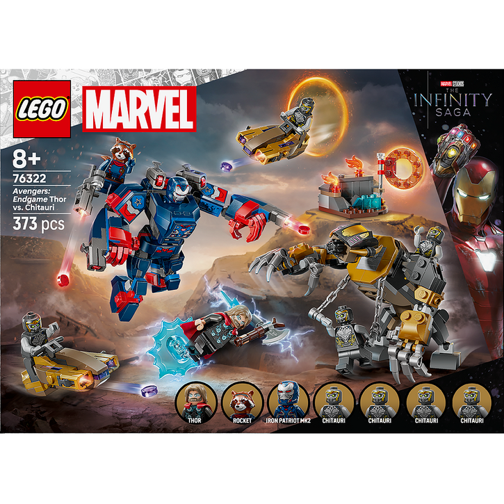 레고 슈퍼히어로 마블 76322 어벤져스  엔드게임 토르 대 치타우리