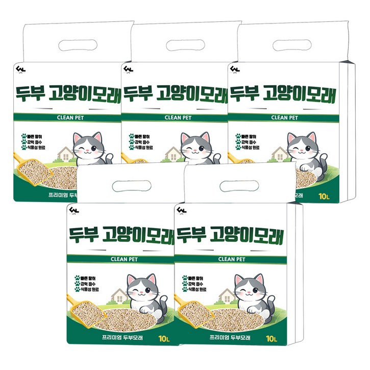 씨엔앨라이프 두부 고양이모래 씨엔앨라이프 두부 고양이모래