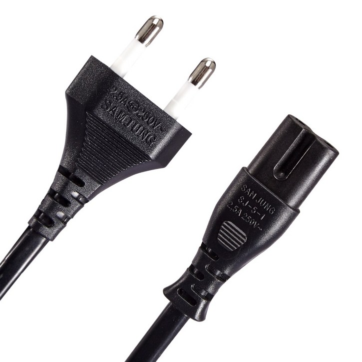삼정 국산 AC 8자코드 케이블, 3m, 1개 삼정 국산 AC 8자코드 케이블, 3m, 1개