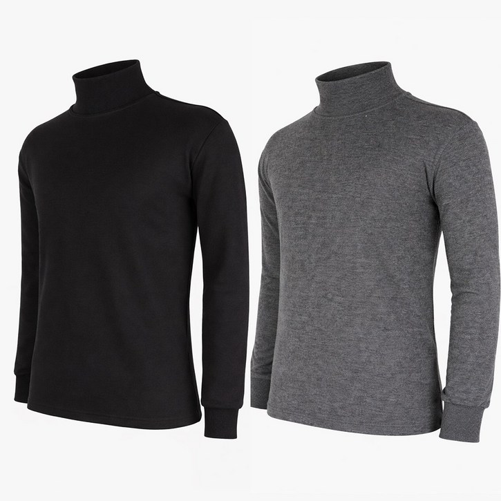 모스트젠틀맨 11 기본무지 반폴라 남성 남자 목폴라 기모 스판 입기 좋은 티셔츠 포근한