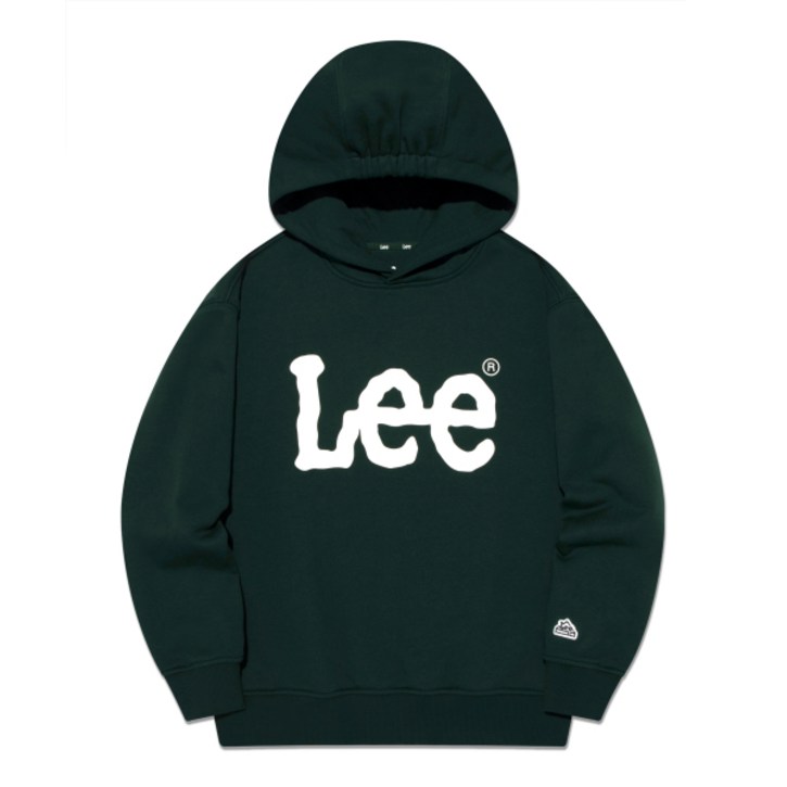 LEE 키즈 빅 트위치 오버핏 후드티 그린 LK2501HD01GN