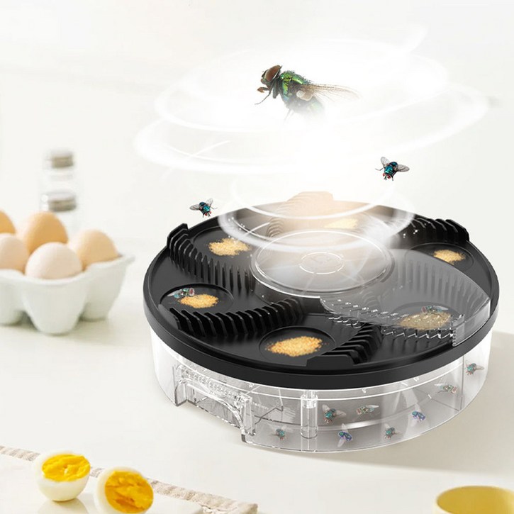 파리잡는기계 유인 포획 제거 전동 자동 주방 플라이 트랩 해충제거기 H247