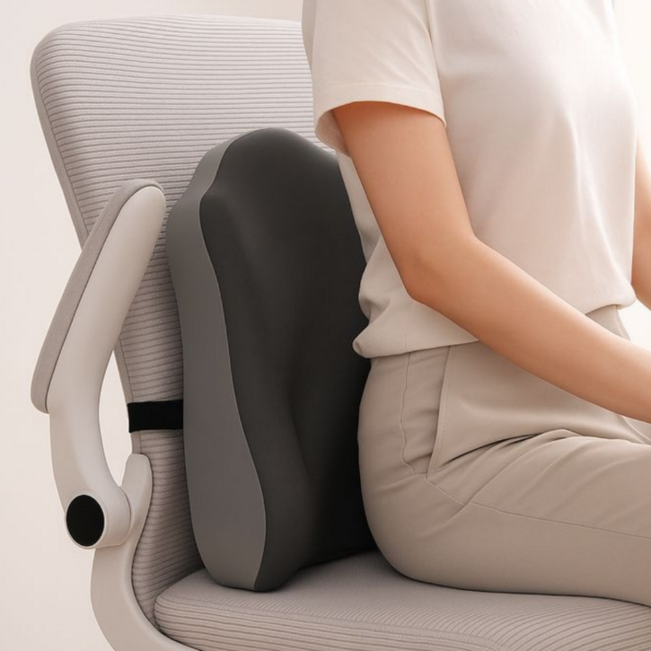 파인더룸 메모리폼 사무실 바른자세 의자 등받이 허리 쿠션