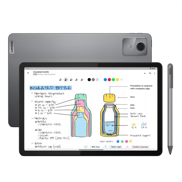 레노버 Tab M11 LTE with Pen Luna grey 128GB Wi-Fi+Cellular