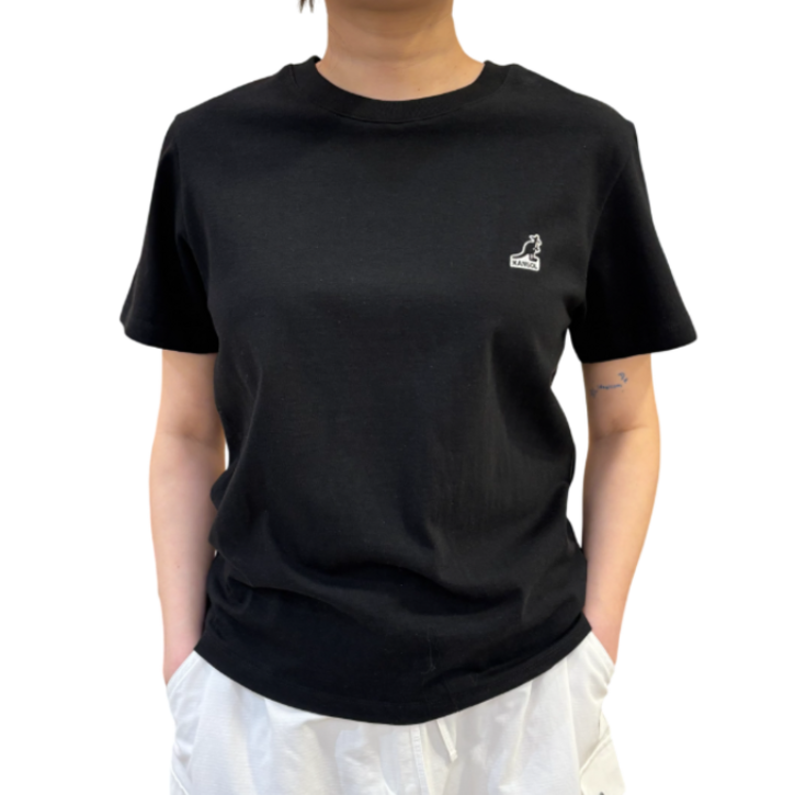 [국내정식매장] 캉골 반팔 티셔츠 Kangol 우먼스 러시 로고 2798 블랙