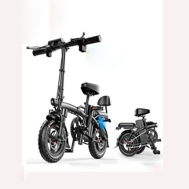 독일의 유명한 SUMAD 접이식 전기 자전거 소형 리튬배터리 초경량 대용량 배달용 출퇴근용 스쿠터 자전거 해외 직구 1
