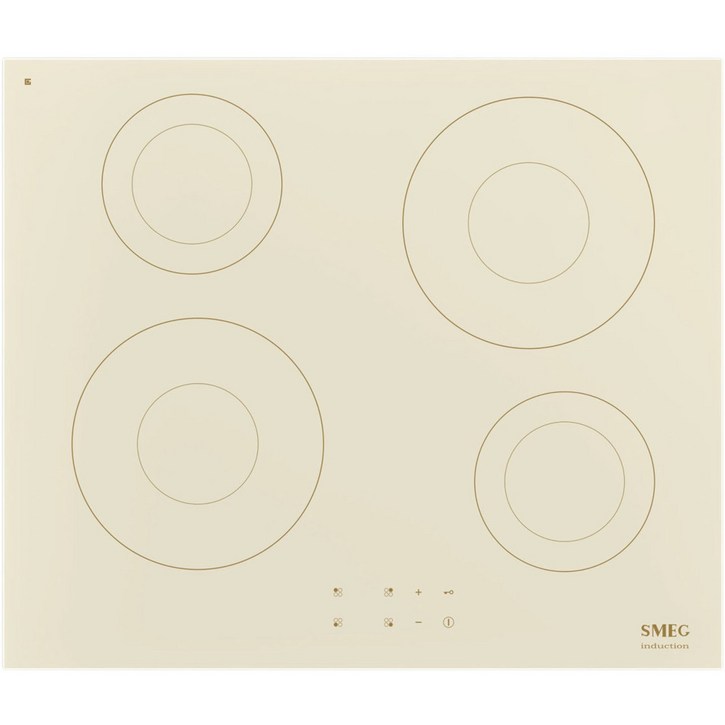 스메그 SI2641DP 4구 인덕션 60cm 크림 주방 인테리어 리모델링 레트로 화이트