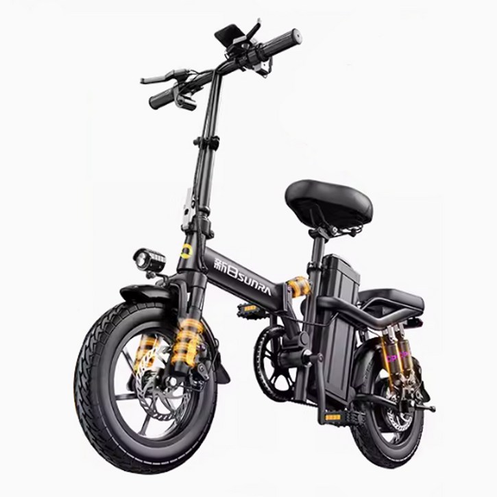 VOXEL 독일기술 고출력 전기자전거 팻바이크 휴대용 배터리 충전 통근 로드 이륜차 스쿠터, 블랙, 탄소 섬유