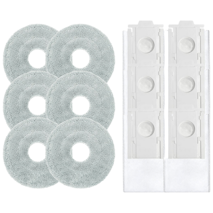 퓨어퍼스트 삼성 비스포크 ai 스팀 로봇청소기 먼지봉투 걸레 6+6 호환, 1개