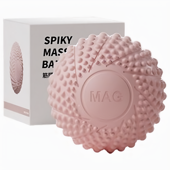 뭉침싹 풀어볼 마사지볼 족저근막염 손목,어깨, 핑크, 1개