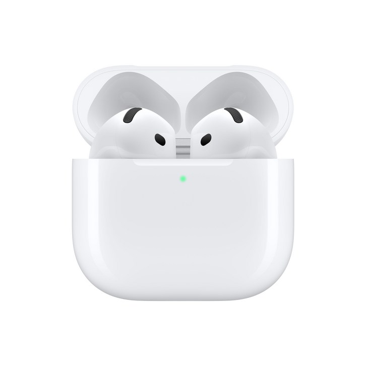 Apple 2024 에어팟 4세대 블루투스 이어폰 유선충전, MXP63KHA, 화이트